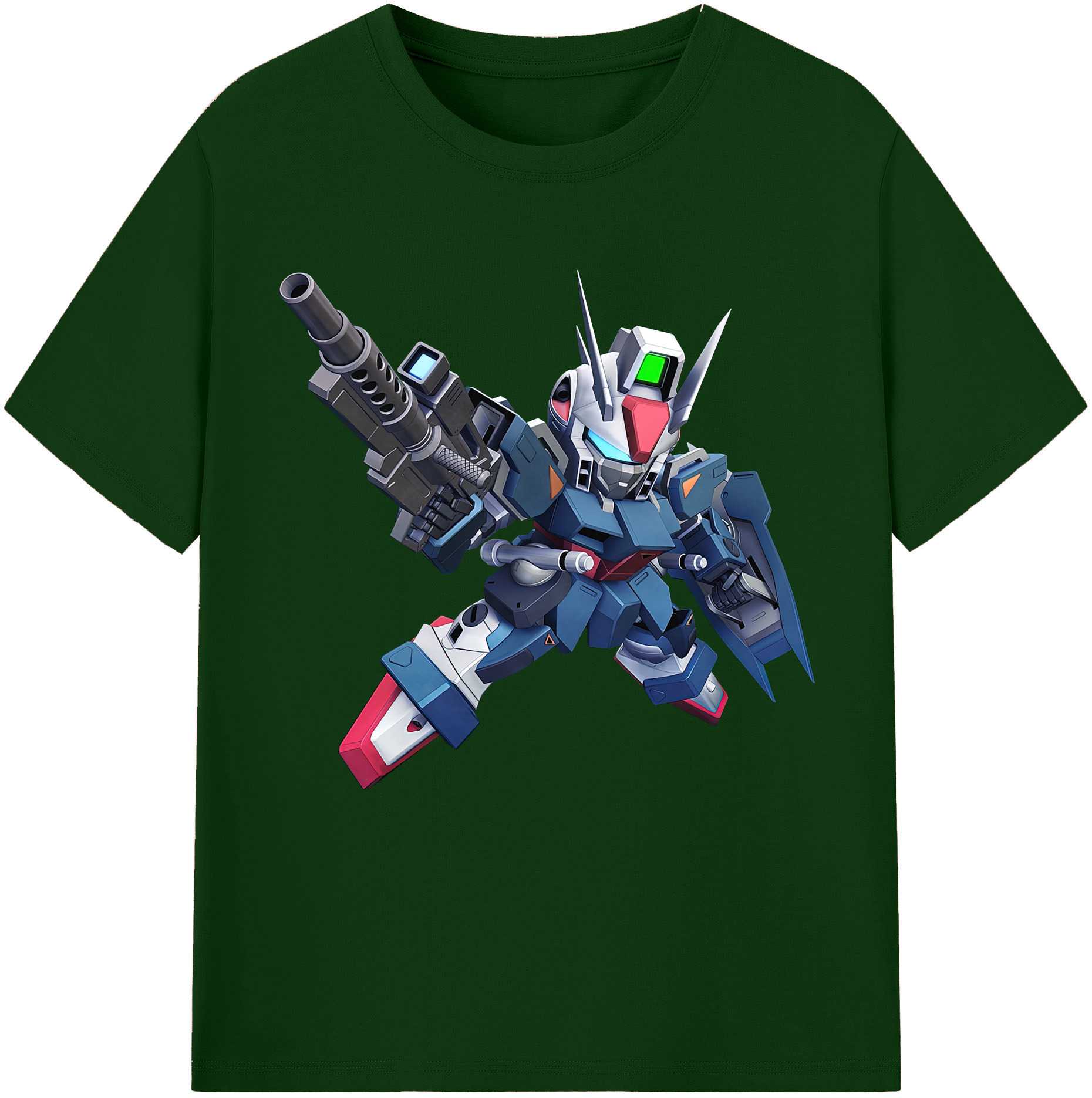 （画像用） 機動戦士ガンダム Mobile Suit Gundam 綿100％半袖Tシャツ（フロントプリント）